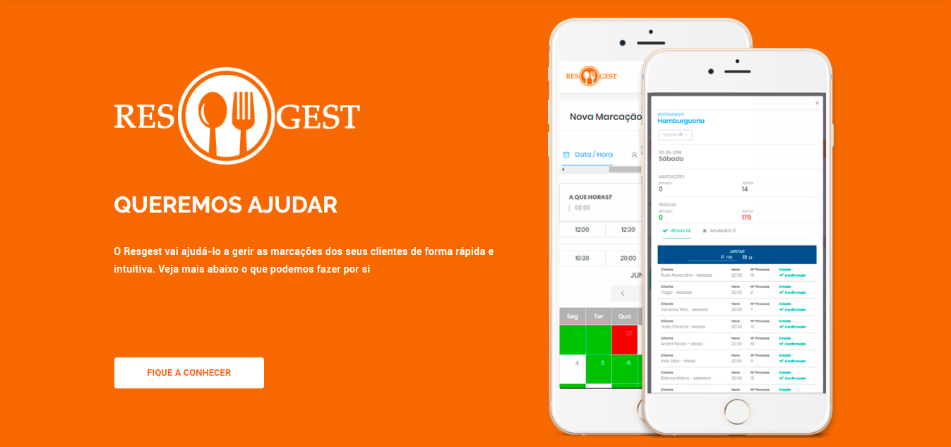 Faça a gestão das suas marcações / eventos de forma rápida, fácil e cómoda. Com o RESGEST é fácil.